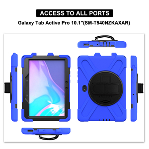 Funda Protectora Resistente a Golpes con Soporte, Correa de Mano y Correa para el Hombro para Samsung <span class=keywords><strong>Galaxy</strong></span> <span class=keywords><strong>Tab</strong></span> <span class=keywords><strong>Active</strong></span> <span class=keywords><strong>4</strong></span> Pro - Product Image 6