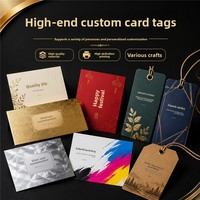 Carte de vœux personnalisée haut de gamme de luxe avec impression gaufrée et estampage à chaud pour mariage et événements d'entreprise