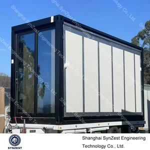 Synzest 3X Maison préfabriquée moderne pliable, résistance aux tremblements de terre de niveau 8, surface au sol de 27,5 mètres carrés, appartement extérieur, atelier - Product Image 2