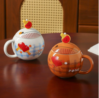 Tasses à café en céramique de style européen très vendues, tasses de tennis de table, souvenirs sportifs, gobelets à eau et cadeaux