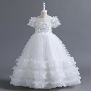 Vestido <span class=keywords><strong>de</strong></span> princesa esponjoso <span class=keywords><strong>de</strong></span> boda para niñas, falda <span class=keywords><strong>de</strong></span> espectáculo <span class=keywords><strong>de</strong></span> <span class=keywords><strong>Piano</strong></span>, europeo y americano, para Navidad y Noche - Product Image 5