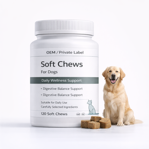 OEM Dog Probiotics Fish Oil Soft Chews Supplement Fast Absorption Immune Support Relieves Flatulence Health Pet Health Care - Product Image 1