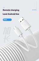 Câble de charge micro USB en cuivre pur CE ultra long 39 pieds 12 m 3 m 5 m 8 m 10 m pour Android, moniteur, caméra, CCTV