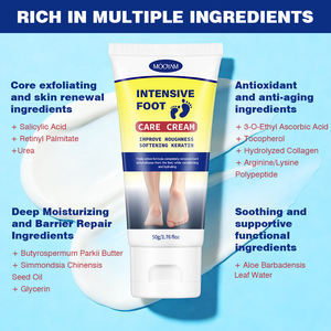 Crema Exfoliante para Pies de Marca Privada OEM, Crema Exfoliante y Suavizante para Pies, Crema Hidratante y Retenedora de Agua para Pies - Product Image 3