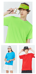 Wholesale 140g High Quality Fashion Oversized Short Length T-Shirt Men Women Moisture Absorption Sweat Drying Custom Logo Print - Product Image 6