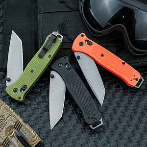 Cuchillo plegable de bolsillo BM Bailout 537, herramienta EDC para exteriores, cuchillo multifuncional portátil para camping, cuchillo OEM para verduras y frutas de uso diario. - Product Image 1