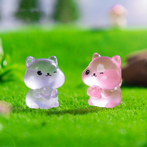 Mini <span class=keywords><strong>Animales</strong></span> <span class=keywords><strong>de</strong></span> Resina Luminosos, Figuras <span class=keywords><strong>de</strong></span> Ardillas <span class=keywords><strong>de</strong></span> Resina en Miniatura, Manualidades para Casa <span class=keywords><strong>de</strong></span> Muñecas, Micro Jardín <span class=keywords><strong>de</strong></span> Hadas, Macetas - Product Image 4