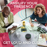 Jabra Speak2 75 MS (Teams) Haut-parleur compatible avec PC, Mac, tablette pour la visioconférence, l'apprentissage à distance, le télétravail