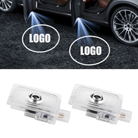 Luces con logotipo para puerta de coche, proyector LED de sombra, luces de bienvenida de cortesía para Dodge Avenger 2008-2014