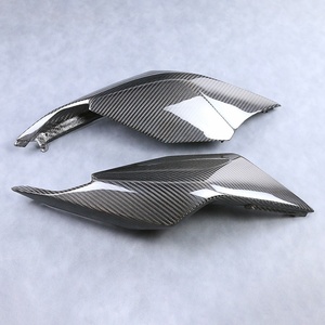 Panel Lateral Trasero de Fibra de Carbono Seca 3K para Motocicleta, Piezas de Modificación Compatibles con Honda CBR1000RR-R 2021 en Adelante, Superficie Mate y Brillante - Product Image 3