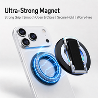 Support de téléphone portable magnétique flexible, étanche, pliable à 360°, avec base réglable en alliage de zinc, pour téléphone portable