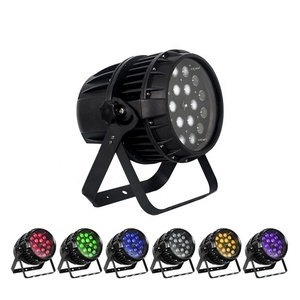 Projecteur LED PAR 18x18W avec zoom, 18 LED RGBWAUV 6-en-1 pour éclairage de scène - Product Image 1