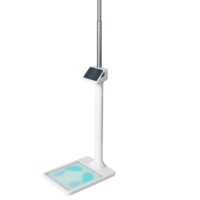 BMI Électronique Bluetooth Smart Hauteur et Échelle de Graisse Corporelle Plate-Forme Renforcée Machine De Mesure De Poids Commerciale