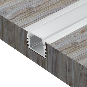 16x12mm Haute Qualité Noir <span class=keywords><strong>Profil</strong></span> Lumière Led Aluminium Led Bande <span class=keywords><strong>Profil</strong></span>é Encastré Installation Cachée avec Led Aluminium Tuile Garniture - Product Image 5