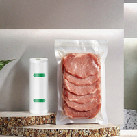 Sachet en nylon transparent pour stérilisation sous vide avec thermoscellage pour salades, aliments pour bébés, chips et chewing-gums