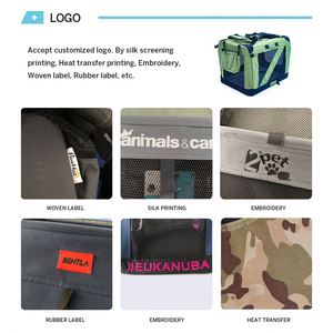 Cesta de Transporte Plegable para Perros y Gatos con Correas, Tapete Antideslizante y Ventanas - Product Image 6