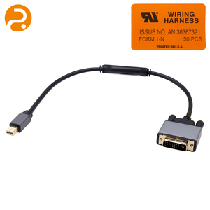 Кабель Mini DisplayPort-DVI-D 1080P Full HD с алюминиевой изоляцией и позолоченным адаптером для MacBook, Surface, мониторов и проекторов - Product Image 2