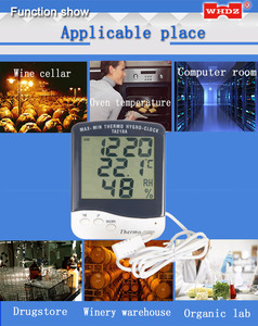Termómetro Digital con humedad y cierre con pantalla Digital <span class=keywords><strong>Lagar</strong></span>, higrómetro TA218A - Product Image 4