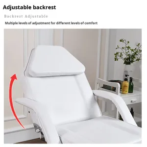 Luxurious Black <strong>White</strong> Adjustable Leg Beauty Massage <strong>Chair</strong> Foldable Tattoo Barber Bed <strong>Chair</strong> for Facial Therapy Eyelash Cheap - Product Image 6