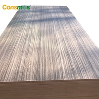 CONSMOS Contreplaqué Mélaminé Grain Bois ou Blanc 12mm 15mm 18mm pour Meubles