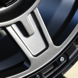 HTOR NEW Six Spoke cekung desain 17 Inch 8.5J 4x4 Forged Wheel Rims 6*139.7 Offroad negatif Offset-12 Hub Mags Black Finish - Product Image 5