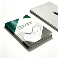 Catalogue d'entreprise personnalisé haut de gamme, reliure agrafée, couleur intégrale, pour impression de livres et présentation d'entreprise
