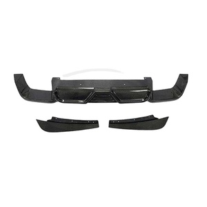 Joryee RS estilo fibra de carbono difusor de parachoques trasero Kit de cuerpo de escape piezas de coche para BMW F25 <span class=keywords><strong>X3</strong></span> X4 2019 2021 2020 accesorio de afinación - Product Image 1