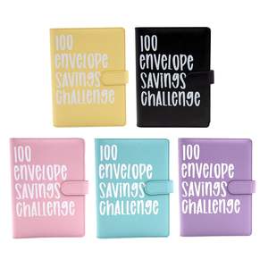 100 enveloppes défi d'économie d'argent A5 classeur d'épargne budgétaire avec enveloppes planificateur de budget organisateur de portefeuille pour classeur d'argent - Product Image 5