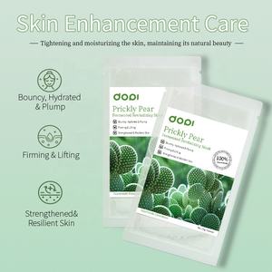Kaktusfeigen-Extrakt Tuchmaske gegen Hautalterung und Akne Reduziert Falten und Reguliert Ölige Haut OEM ODM Bio-Gesichtsmaskenblatt - Product Image 3
