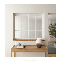 Fenêtre coulissante horizontale moderne en aluminium de sécurité, certifiée RC2 RC3, antivol, verre feuilleté, extérieur pour hôtel