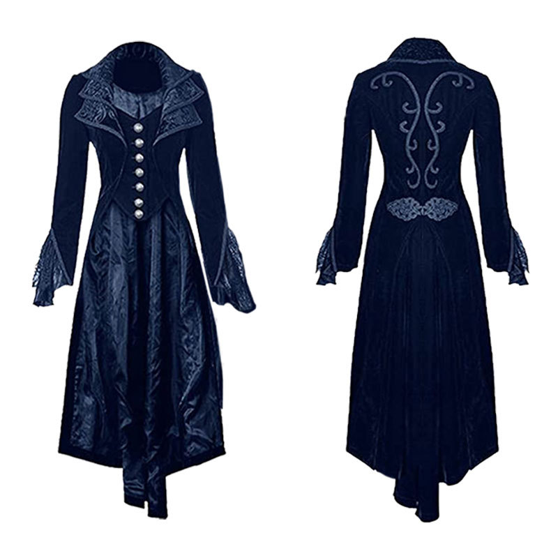 Chaqueta Victoriana Steampunk Para Mujer – Disfraz De Esmoquin Vintage, Ideal Para Halloween Y Cosplay