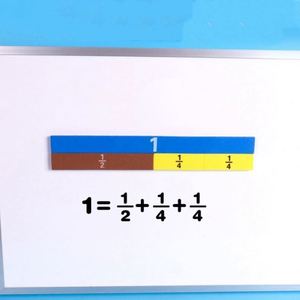 Material Didáctico de Matemáticas, Manipulativos Educativos, Equivalencia, Grado 4, Fichas Magnéticas de Fracciones para Niños - Product Image 5