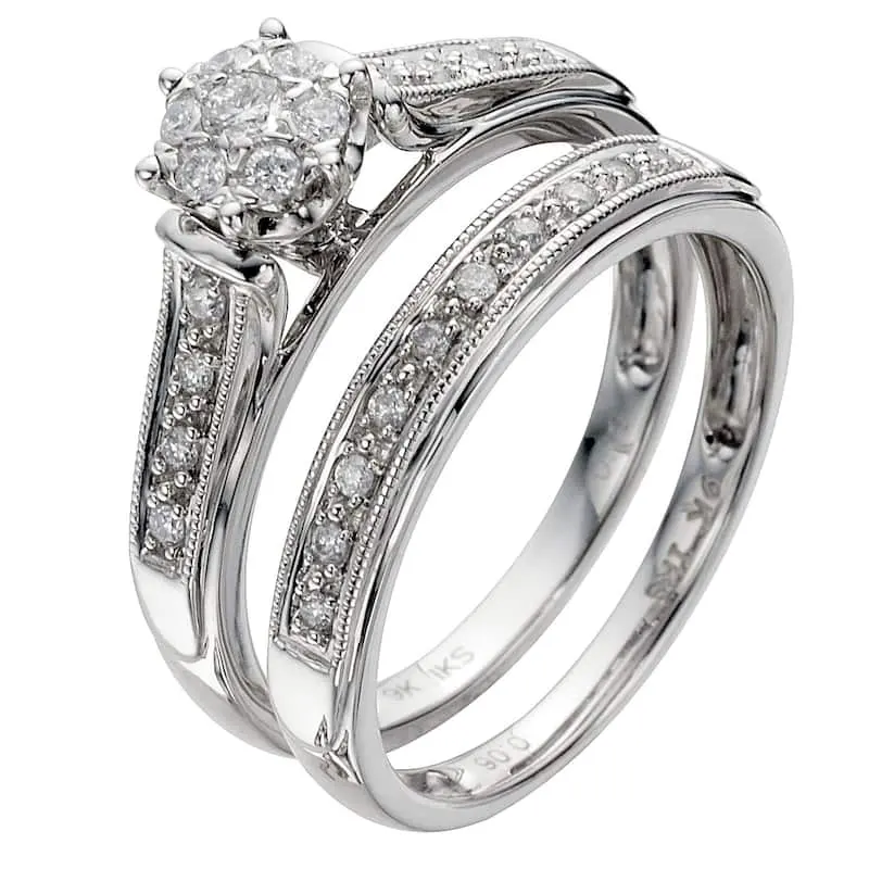 Gia Igi Certified Vvs Cvd Lab Grown Created Diamond 14k 18k Solid Gold Engagement Wedding Rings Bridal Couple Set For Women Man