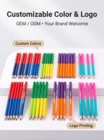 Crayons de couleur double embout bicolores, double pointe 2 en 1, en bois, logo personnalisé, emballage en vrac, fournitures pour dessin d'enfants, cadeaux de fête scolaire