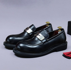 Zapatos de Vestir de Cuero Genuino, Antideslizantes, Impermeables, Transpirables, Flexibles y Elegantes para Novios, Bodas, Fiestas y Banquetes - Product Image 5