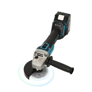 Amoladora Angular Inalámbrica con Batería de Litio, Herramienta Eléctrica Industrial de 1200W con Interruptor Deslizante - Product Image 1