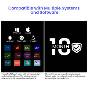 DigiDraw Grafische Digitale Tablet met Penmonitor Touchscreen Display All-in-One Tekentafel voor Creatieve Professionals - Product Image 6