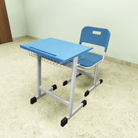 Meubles de bureau scolaire en gros : Bureau et chaise d'école secondaire modernes et colorés