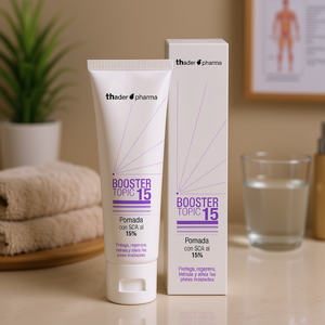 Thader Pharma Booster Topic 15 Pomada con SCA al 15 por ciento para pieles irradiadas - Product Image 3