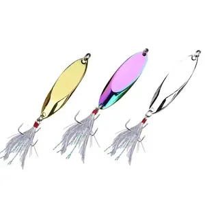 Fishing Accessories Lure Fishing Lure Bait fly tying hooks Fishing Gear feather metal lure spinning sequins