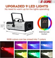 Machine à Fumée au Sol Topflashstar 1500W pour Événements de Mariage, Équipement Scénique, Vente en Gros