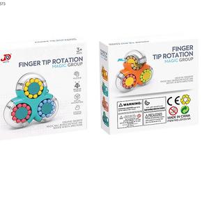 Juguete Giratorio Colorido Irritable Educación Pensamiento Entrenamiento <span class=keywords><strong>Aliviar</strong></span> <span class=keywords><strong>el</strong></span> <span class=keywords><strong>Estrés</strong></span> Frijol Mágico Cubo Mágico Plástico Yema del Dedo Irritable - Product Image 6