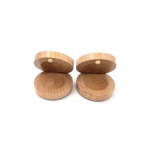 Castagnettes en bois Orff rondes, très vendues, pour la danse, pour la maternelle, l'éducation préscolaire, instrument de musique - Product Image 3