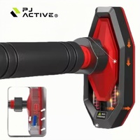 Barra de dominadas ajustable PINJIAN para gimnasio, ejercicio en casa, fitness, barra de dominadas horizontal para marco de puerta con agarres de espuma