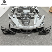Nuevo Kit de Carrocería Estilo 765LT, en Fibra de Carbono Semiseca, Tejido Twill Brillante, Envasado al Vacío, Incluye Parachoques, Alerón, Capó y Escape