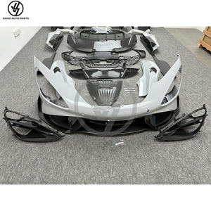Nuevo Kit de Carrocería Estilo 765LT, en Fibra de Carbono Semiseca, Tejido Twill Brillante, Envasado al Vacío, Incluye Parachoques, Alerón, Capó y Escape - Product Image 4