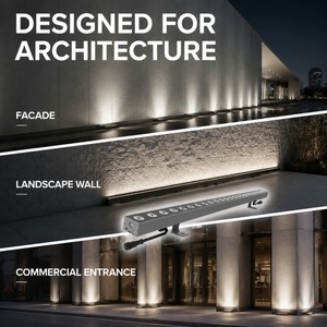Projecteur mural LED 48W DMX RGBW AC85-265V IP66 pour <span class=keywords><strong>viaduc</strong></span>, passerelle, façade latérale et aménagement paysager - Vente en gros usine - Product Image 1
