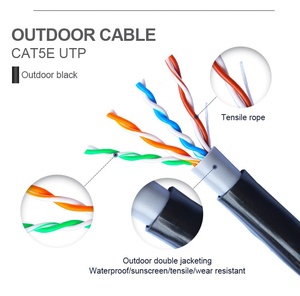 High Quality <strong>CAT5E</strong> 24AWG UTP <strong>FTP</strong> SFTP Outdoor Waterproof <strong>Cable</strong> 305m 1000FT BC/CCA Pass Test Network <strong>Cable</strong> - Product Image 1