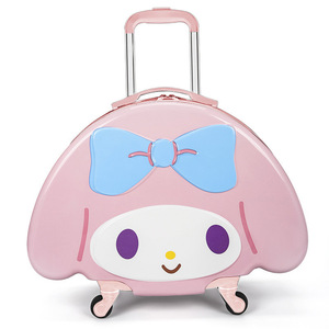 Botu 20 pouces ABS + PC valise à roulettes pour filles enfants <span class=keywords><strong>avion</strong></span> cabine bagages de voyage avec dessin animé mélodie Mini valise sac - Product Image 5