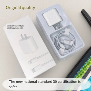 Compatible con Carga Rápida PD <span class=keywords><strong>de</strong></span> <span class=keywords><strong>Apple</strong></span>, Cabezal y Cable <span class=keywords><strong>de</strong></span> Carga Rápida PD <span class=keywords><strong>de</strong></span> 20W, Juego <span class=keywords><strong>de</strong></span> <span class=keywords><strong>Cargador</strong></span> PD <span class=keywords><strong>de</strong></span> 20W, Cable <span class=keywords><strong>de</strong></span> Datos <span class=keywords><strong>de</strong></span> 14ª Generación - Product Image 1